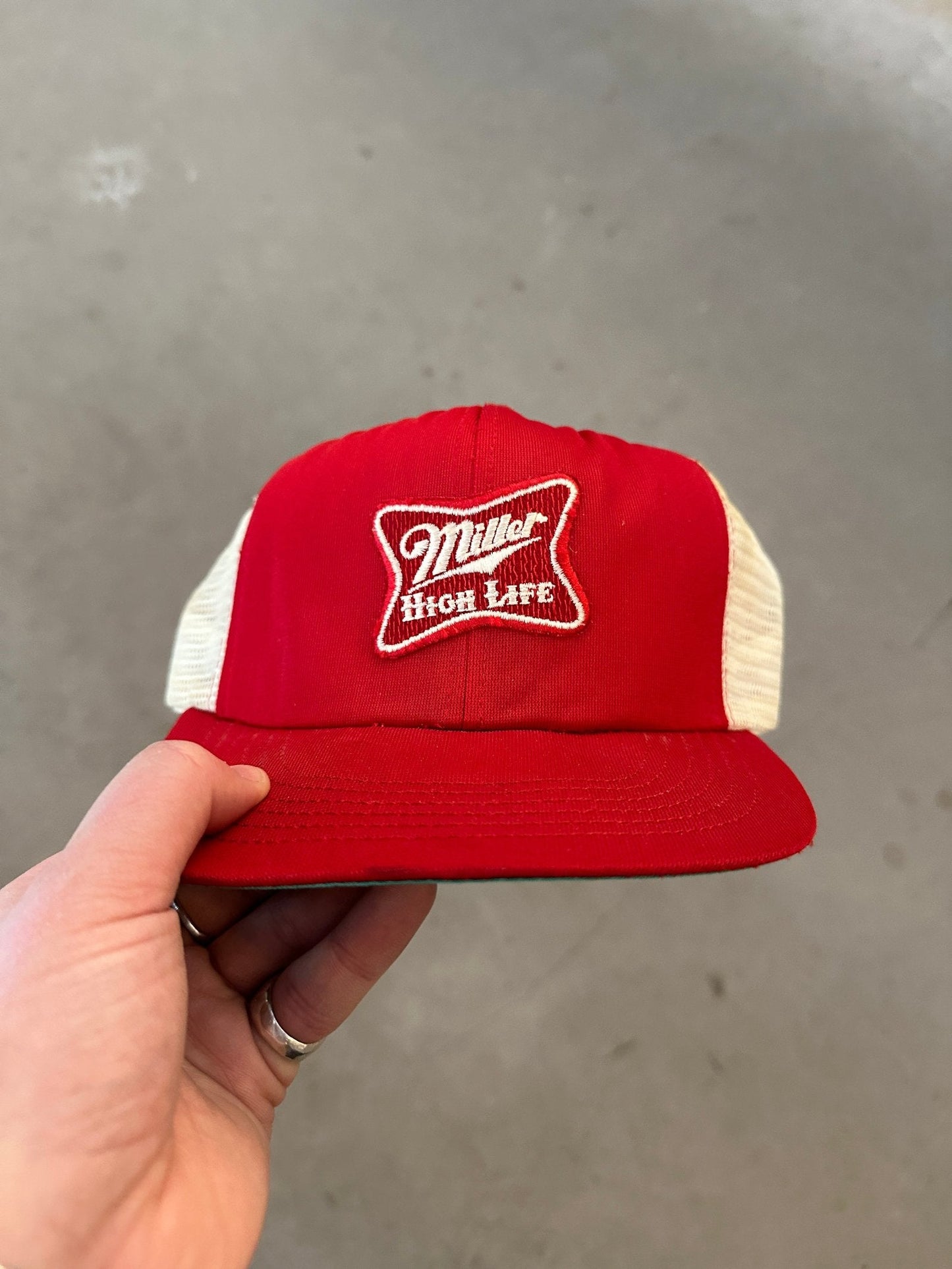 1980's Miller High Life Trucker Cap | O/S, Red