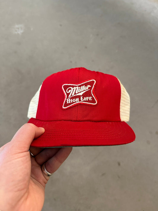 1980's Miller High Life Trucker Cap | O/S, Red