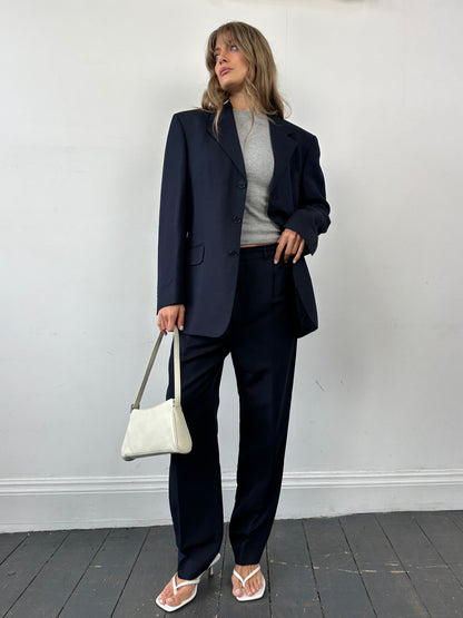 Yves Saint Laurent Linen Silk Single Breasted Suit - 42R/W34