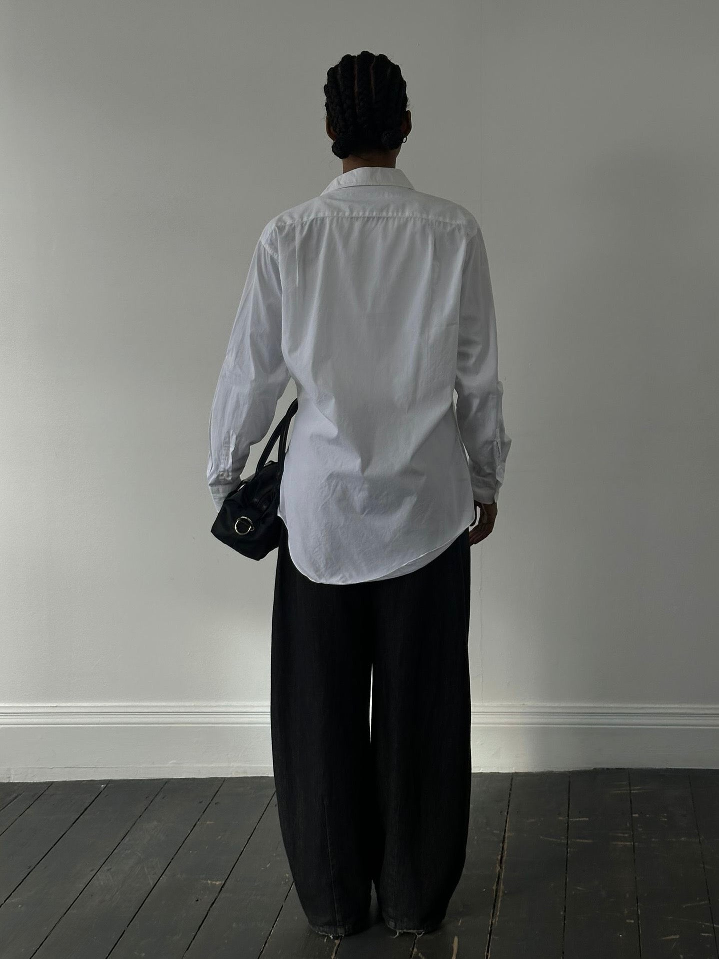 Burberry London 2000s Cotton Logo Shirt - M/L