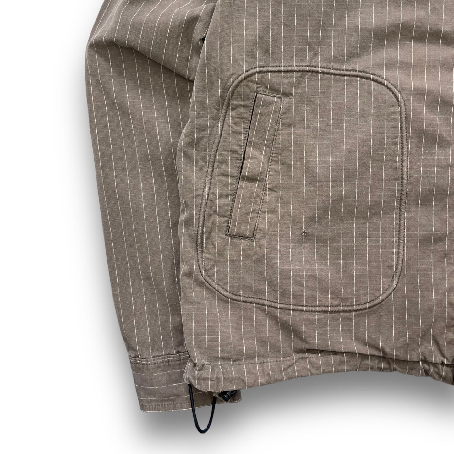 2000's Stussy Pinstripe Work Jacket (L) | Default Title, Multicoloured