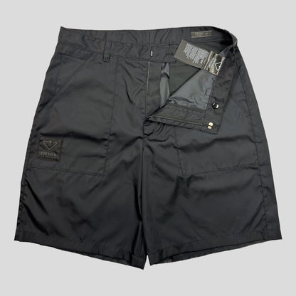 Prada Milano 2021 Re-nylon Baggy Bermuda Shorts - IT52