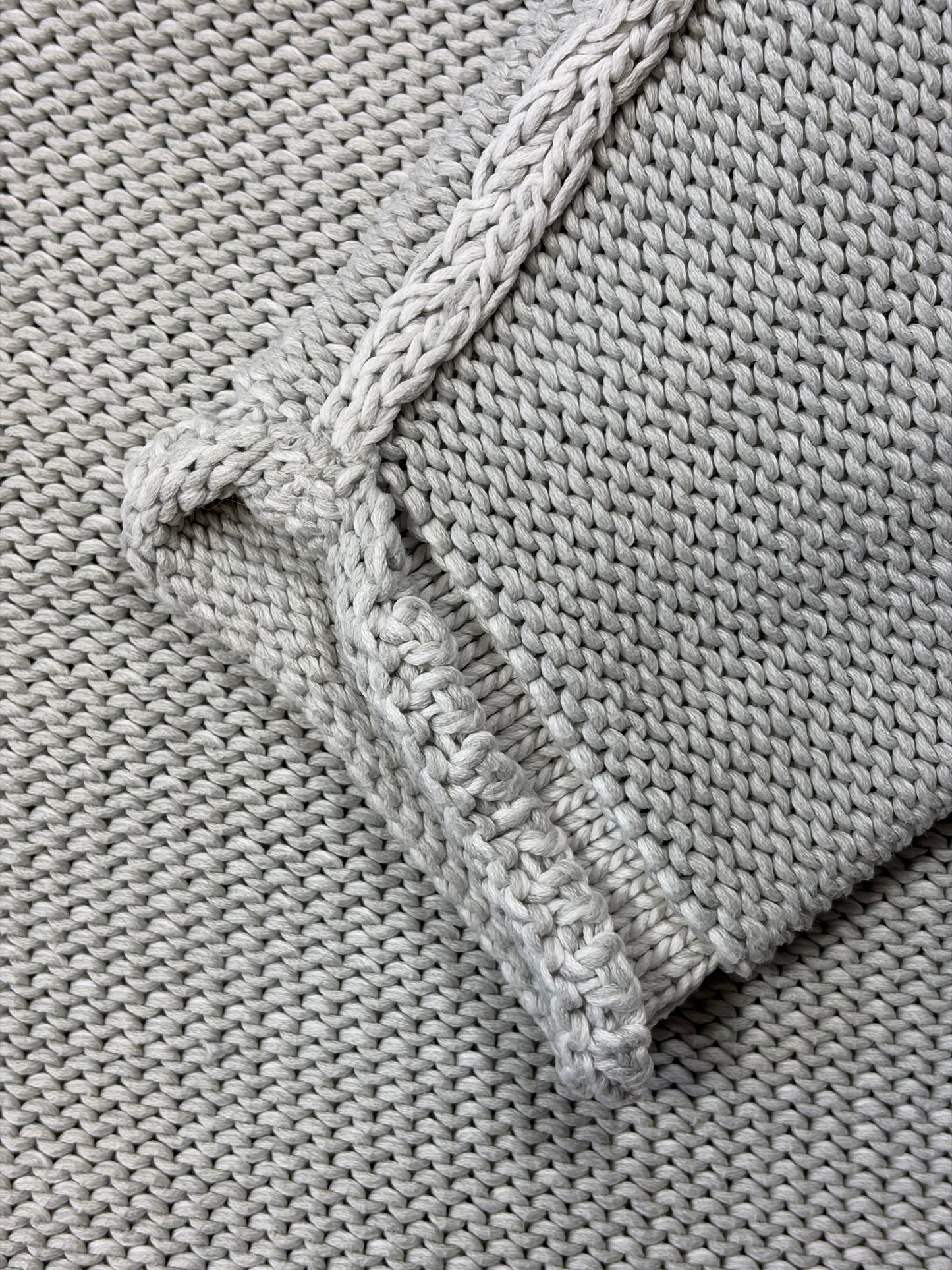 Issey Miyake MEN 2011 Cable Knit Inside-Out Effect Jumper - M/L | O/S, Grey