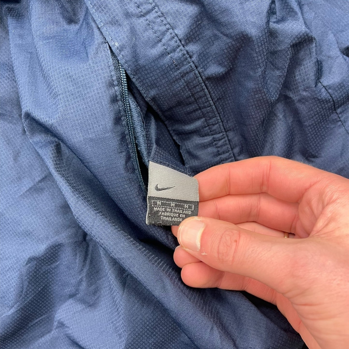 2000's Nike Reversible Asymmetric Zip Fleece Jacket (L) | Default Title, Multicoloured