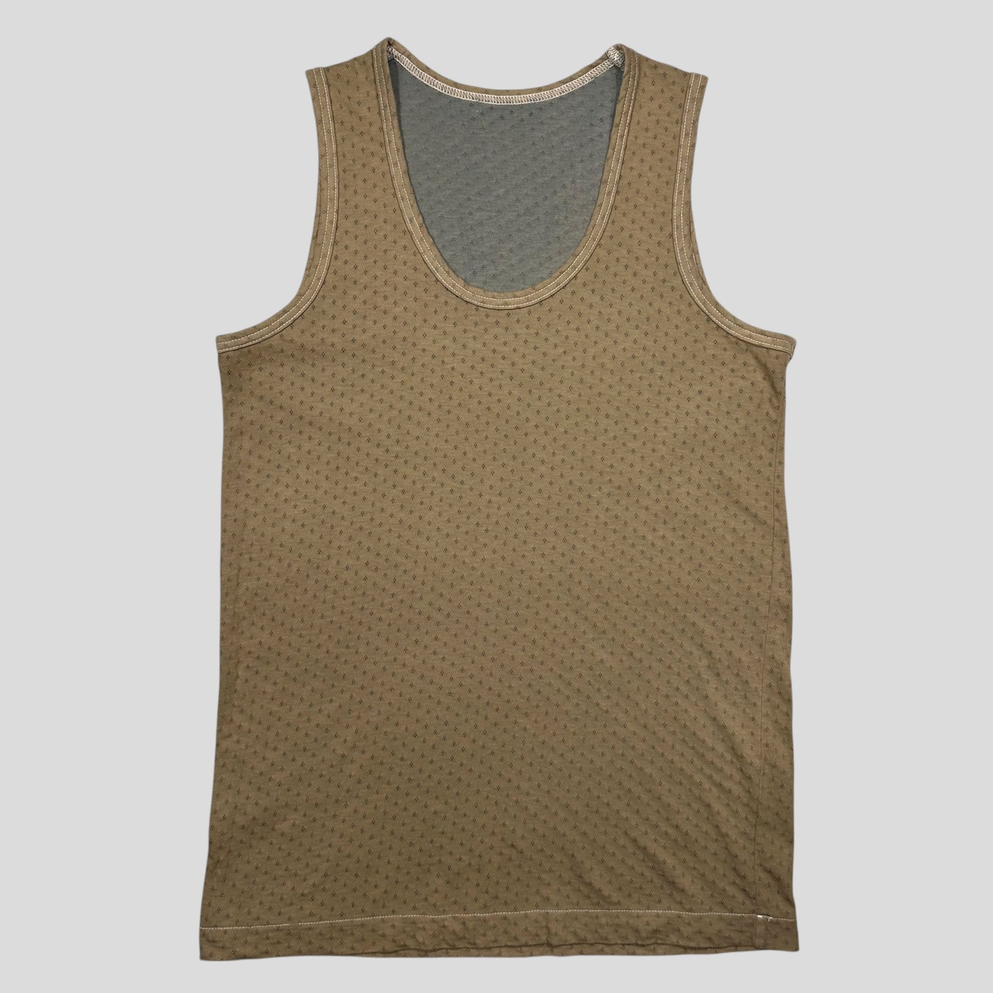 Comme Des Garçons Tricot 1994 Reversible Inside Out Perforated Vest Top - S/M