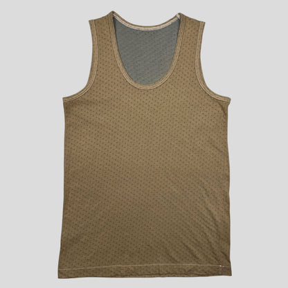 Comme Des Garçons Tricot 1994 Reversible Inside Out Perforated Vest Top - S/M