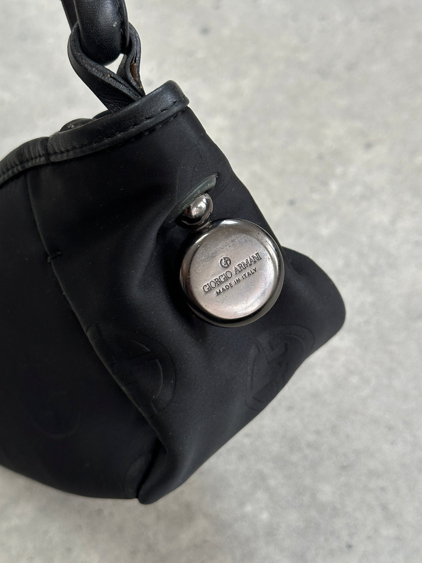 Giorgio Armani 2000s GA Monogram Baguette Bag