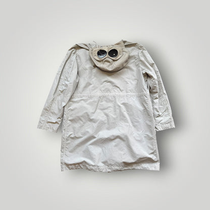 C.P. Company Flatt Nylon Goggle Parka Coat L/XL BNWT | O/S, Beige