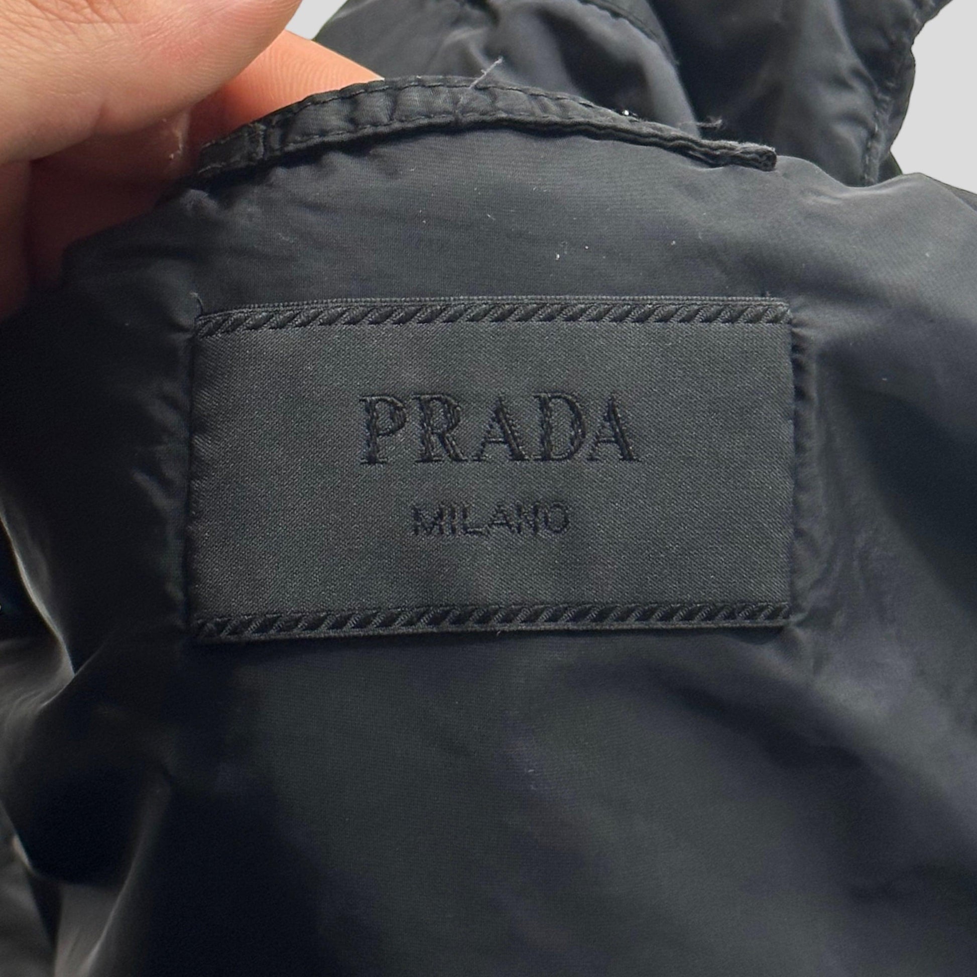 Prada Milano 2018 Laminated Nylon Padded Jacket - IT56 - Known Source