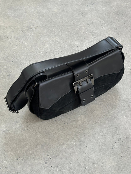 Russell & Bromley 00s Leather Suede Shoulder Bag