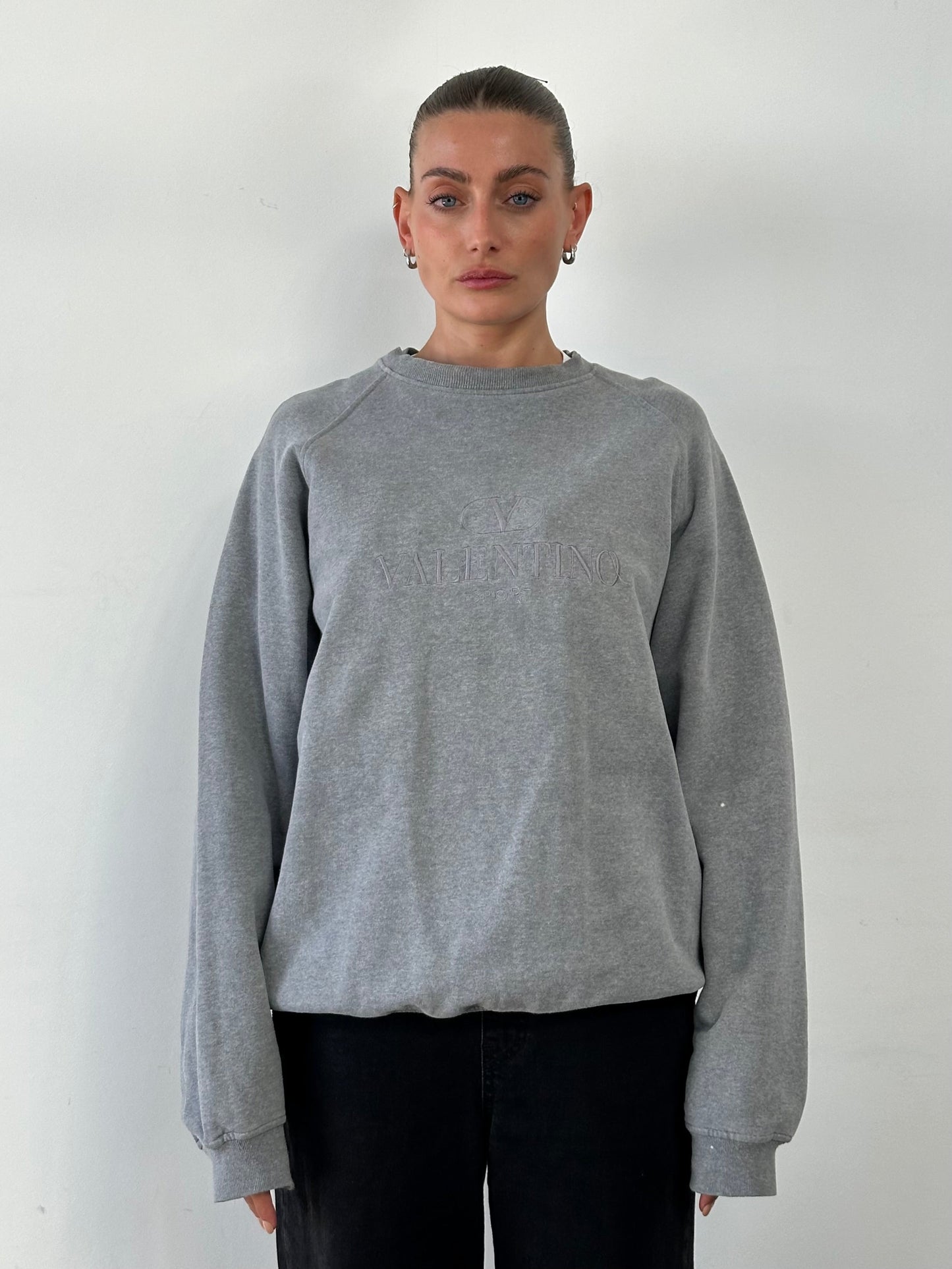 Valentino Sport Embroidery Logo Sweatshirt - XL