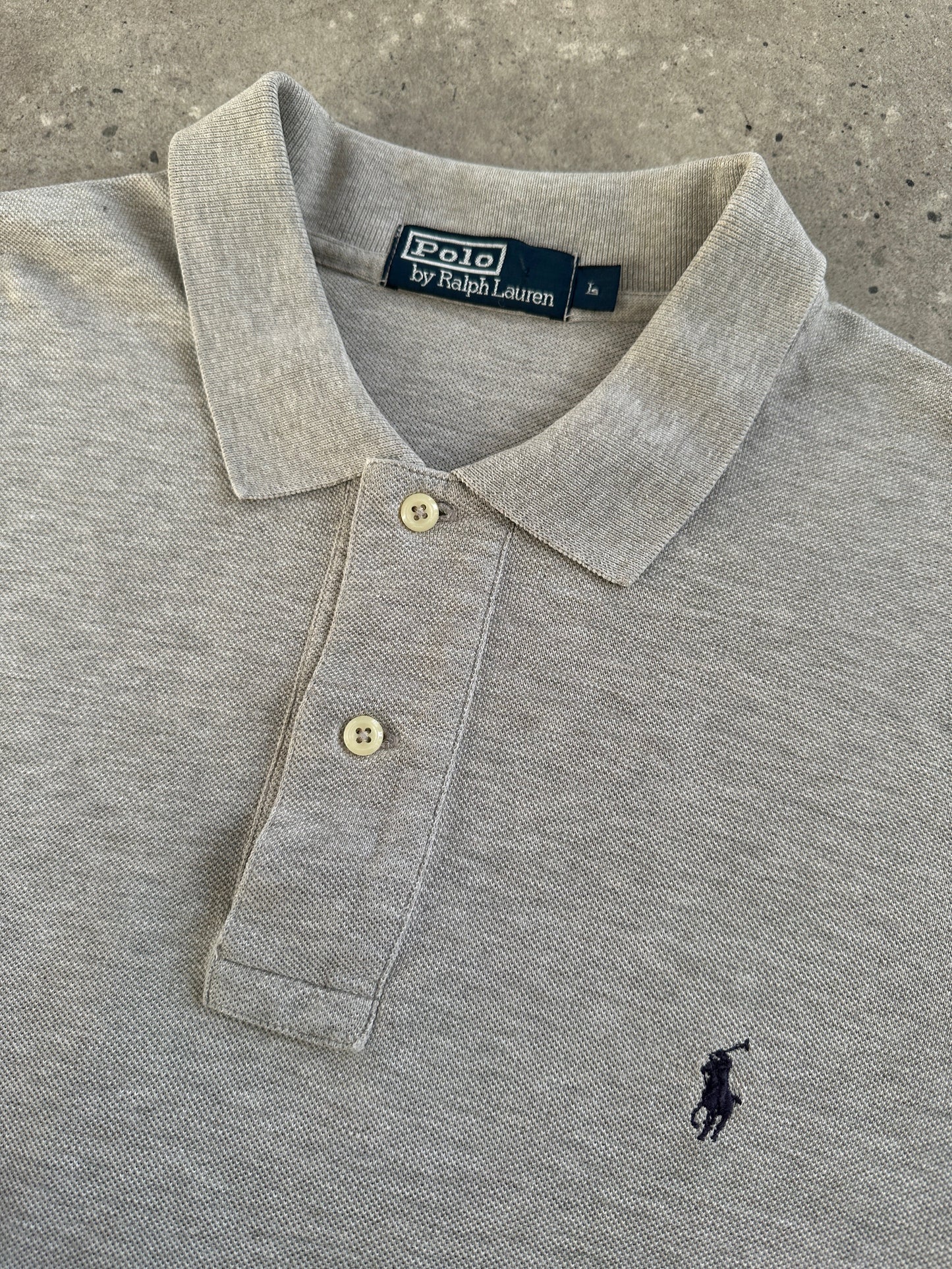 Ralph Lauren Pure Cotton Logo Polo Shirt - L