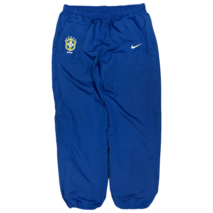 Nike Brazil 2008/10 Tracksuit In White & Blue ( M )