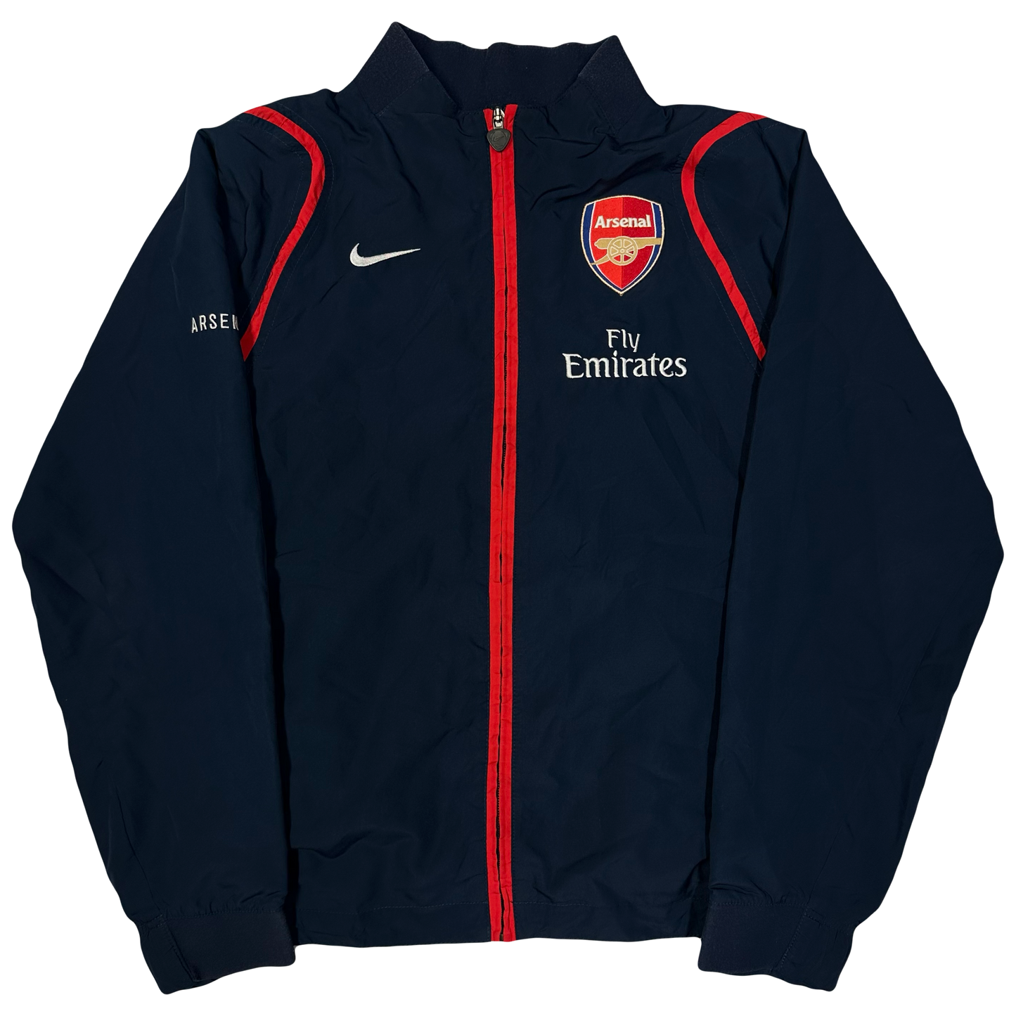 Nike 2006/07 Arsenal Tracksuit In Navy & Red ( S )