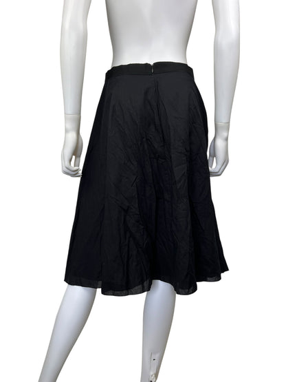 Emporio Armani gathered pleat skirt | Navy, Multicoloured