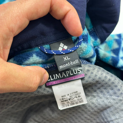 Montbell 00’s Climaplus Aztec Fleece Jacket - S/M | Default Title, Blue
