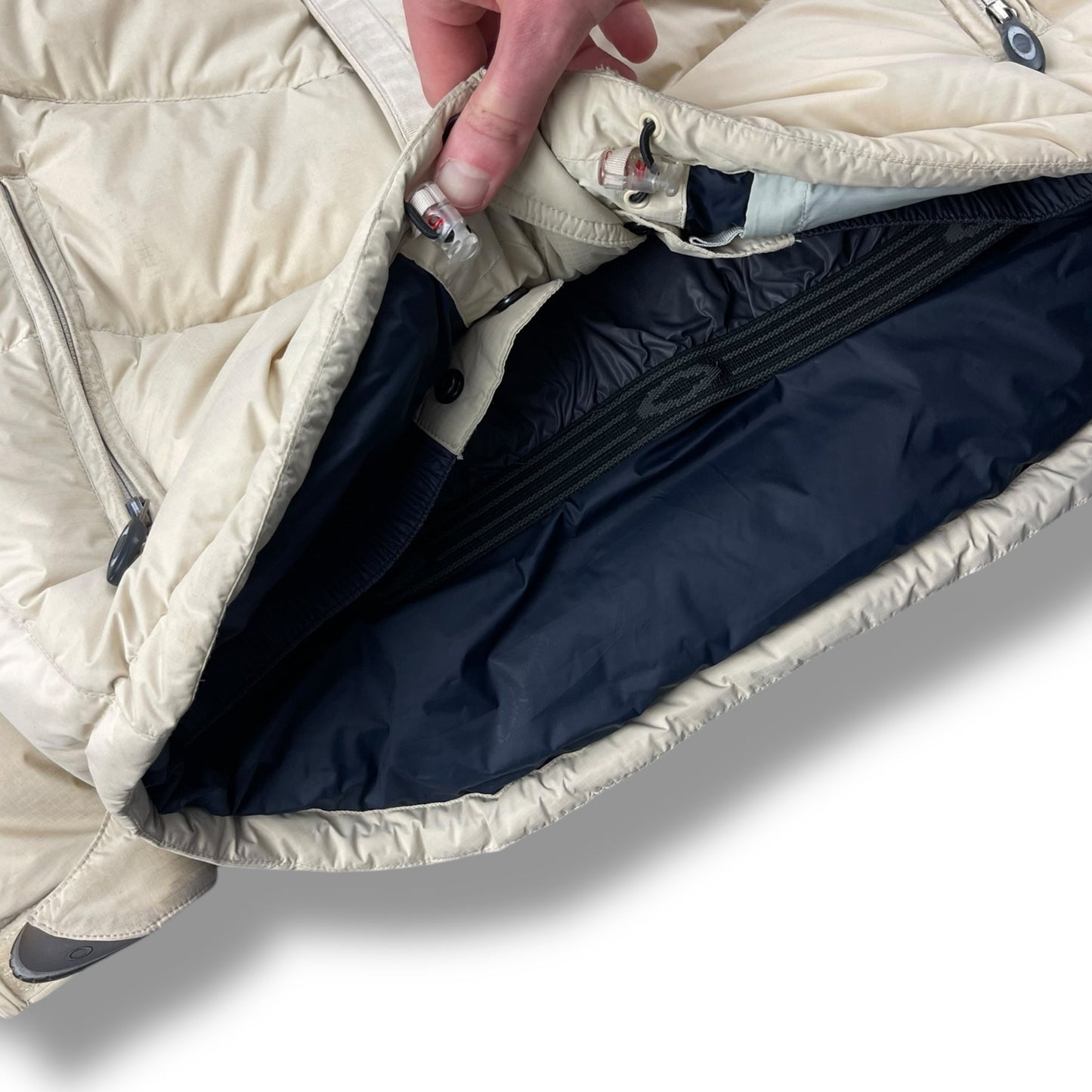 2000's Oakley Down Filled Puffer Jacket (M) | Default Title, Cream
