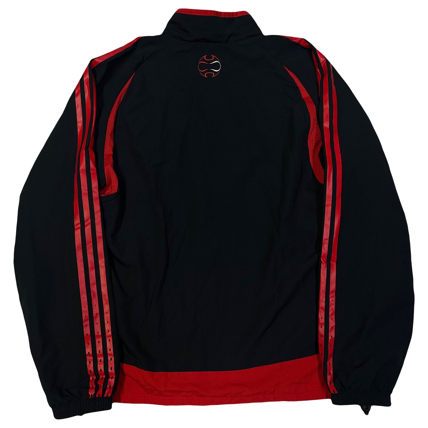 Adidas AC Milan 2006/07 Tracksuit In Black & Red ( L )