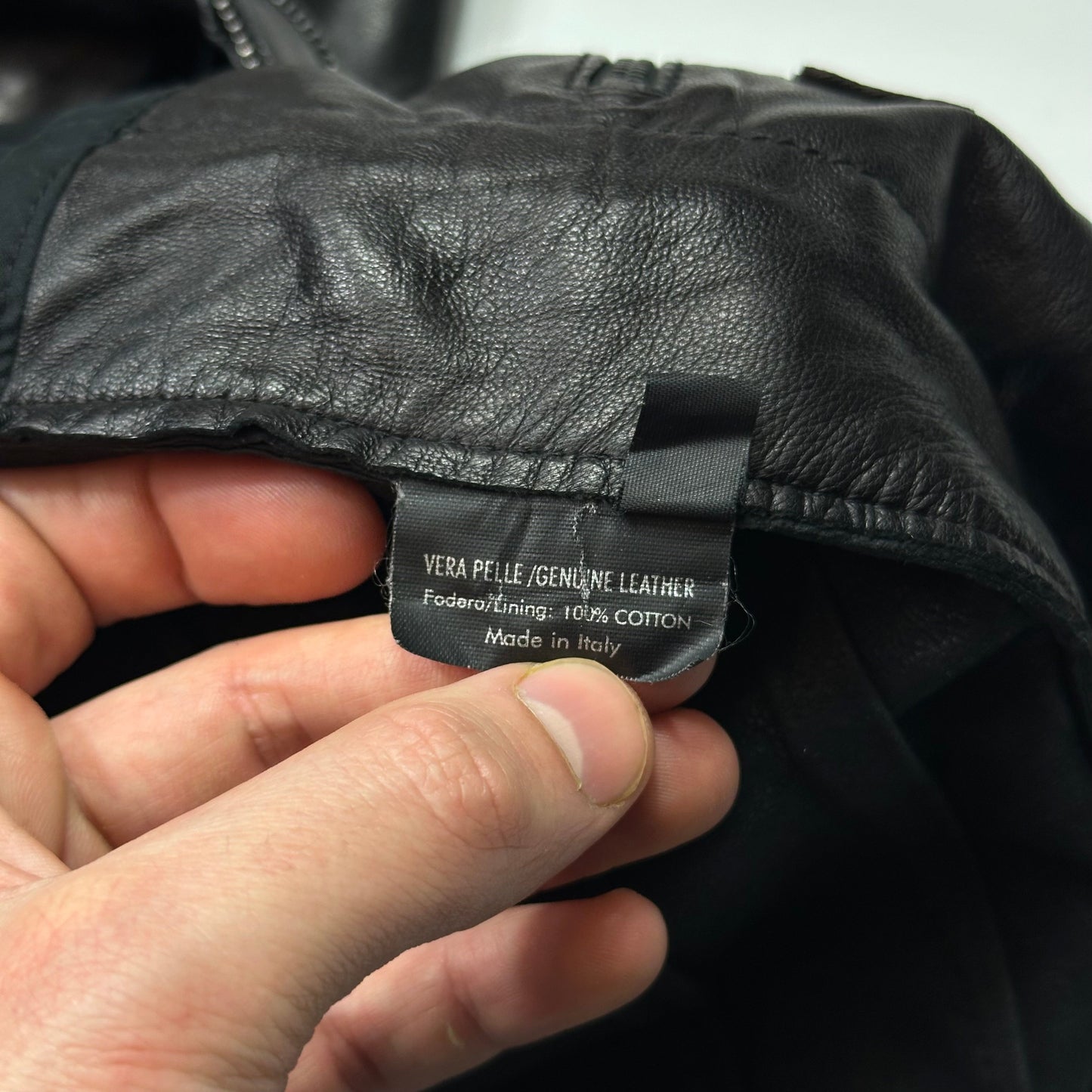 Neil Barrett 00’s Multi Zip Detailed Leather Flight Jacket - M | Default Title, Multicoloured