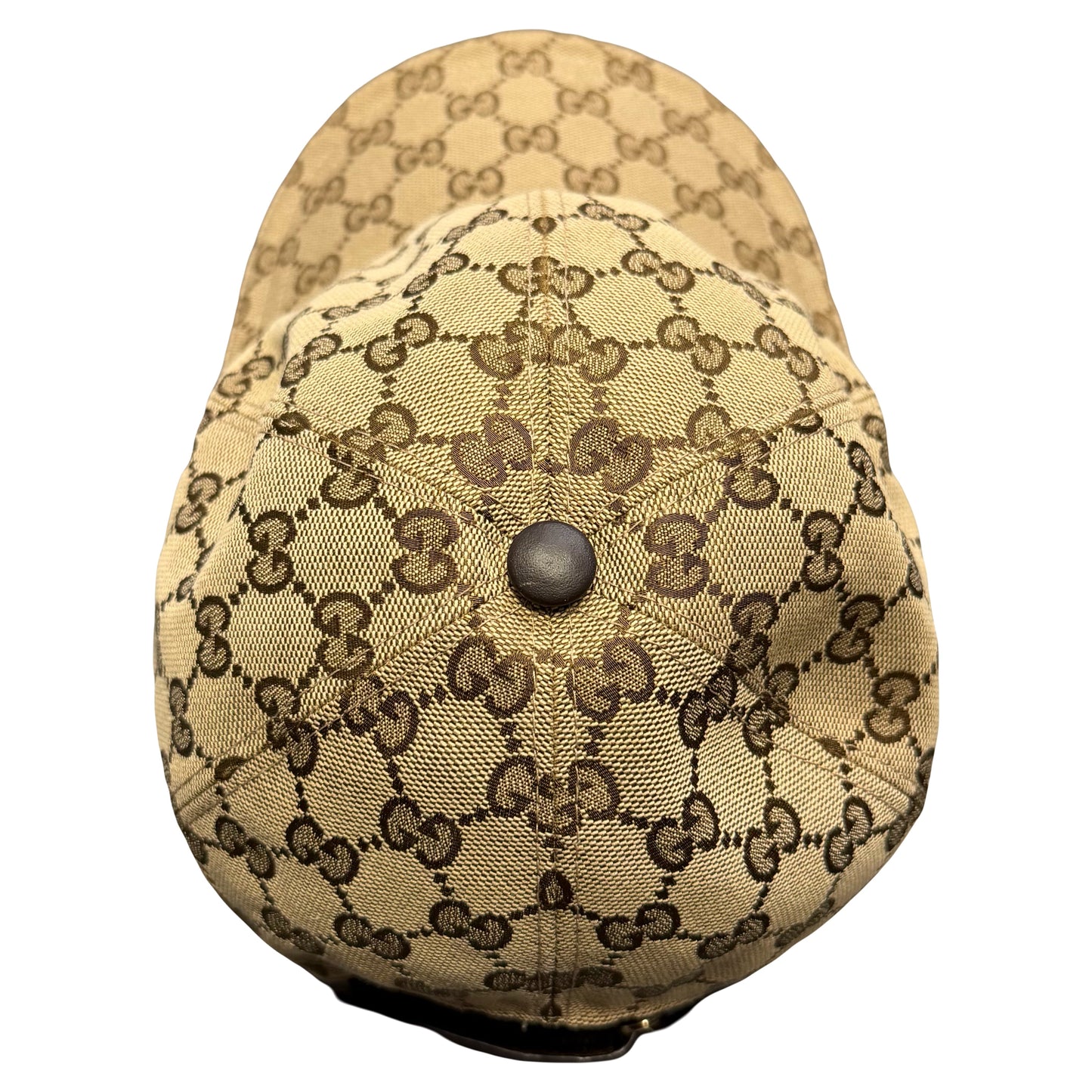 Gucci Monogram Cap In Tan (L) | O/S, Tan