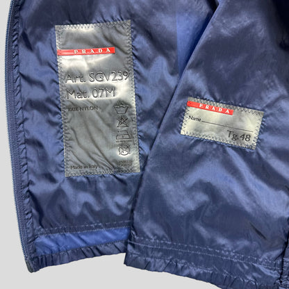 Prada Sport SS00 Convertible Blue Transparent 3m Jacket - IT48 | Default Title, Multicoloured