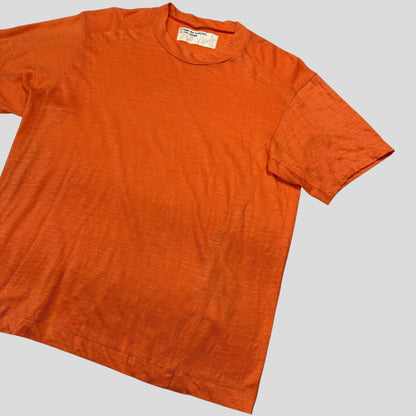 Comme Des Garçons Homme Homme 1998 Linen Sport T-shirt - S | Default Title, Orange
