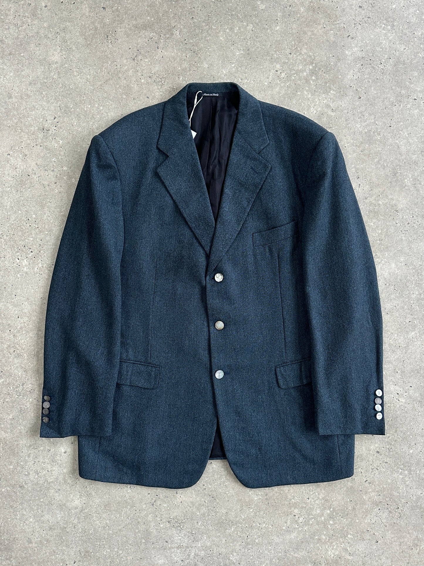 Yves Saint Laurent Rive Gauche 1990s Bespoke Button Blazer - 48R/XXL