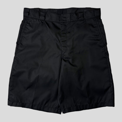 Prada Milano 2023 Re-nylon Plaque Logo Bermuda Shorts - L | Default Title, Black