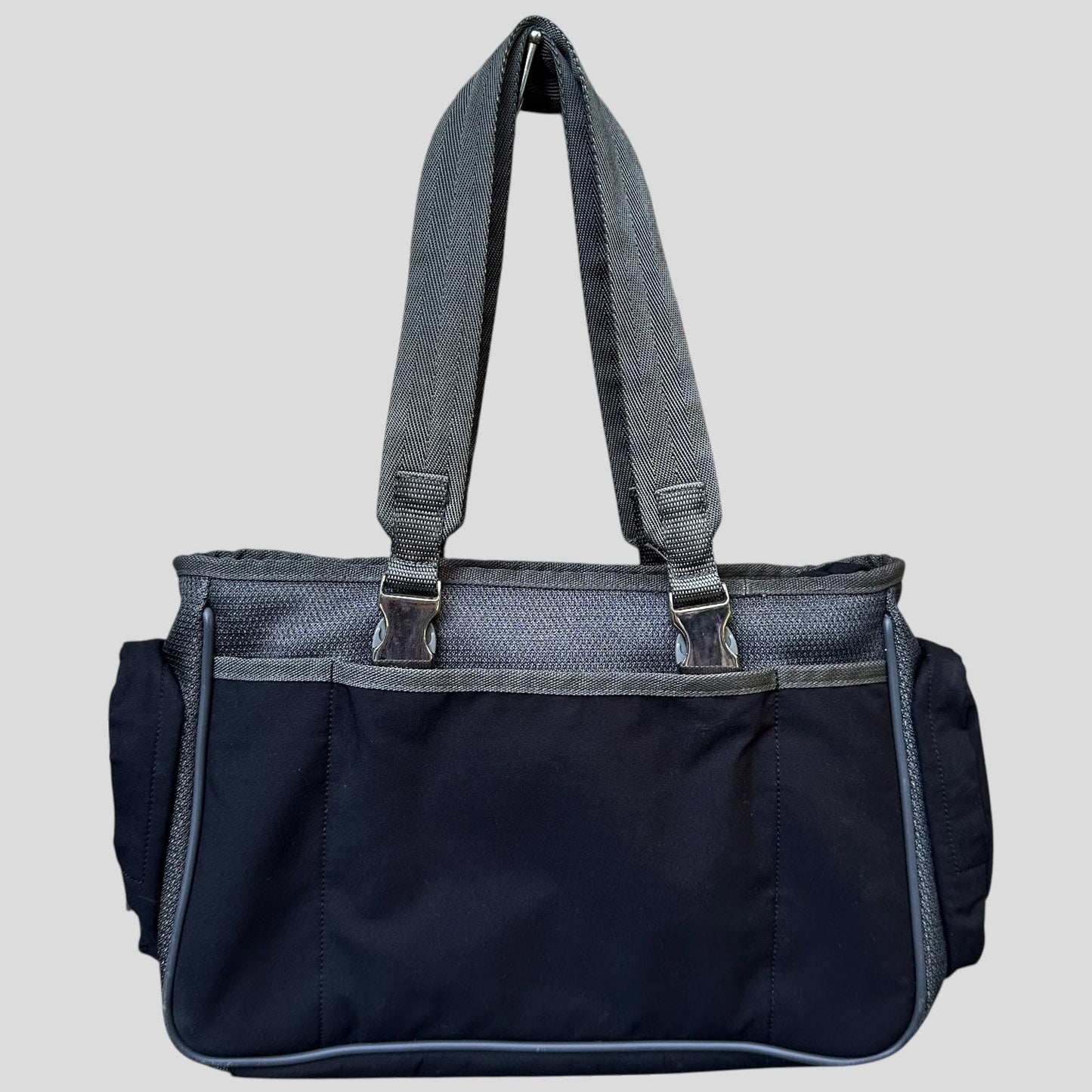 Prada Sport 2004 Eskimo Goat Fur Technical Handbag