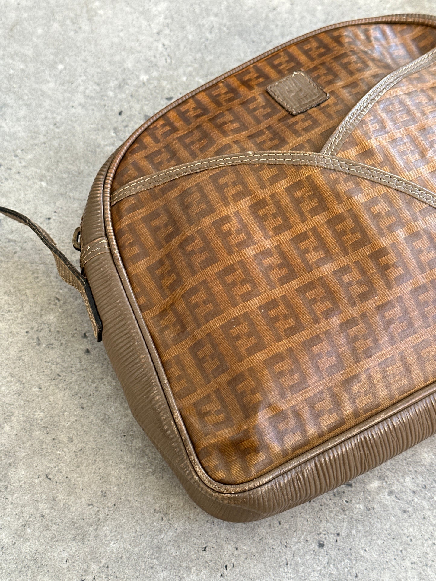 Fendi 1980s FF Monogram Crossbody Bag