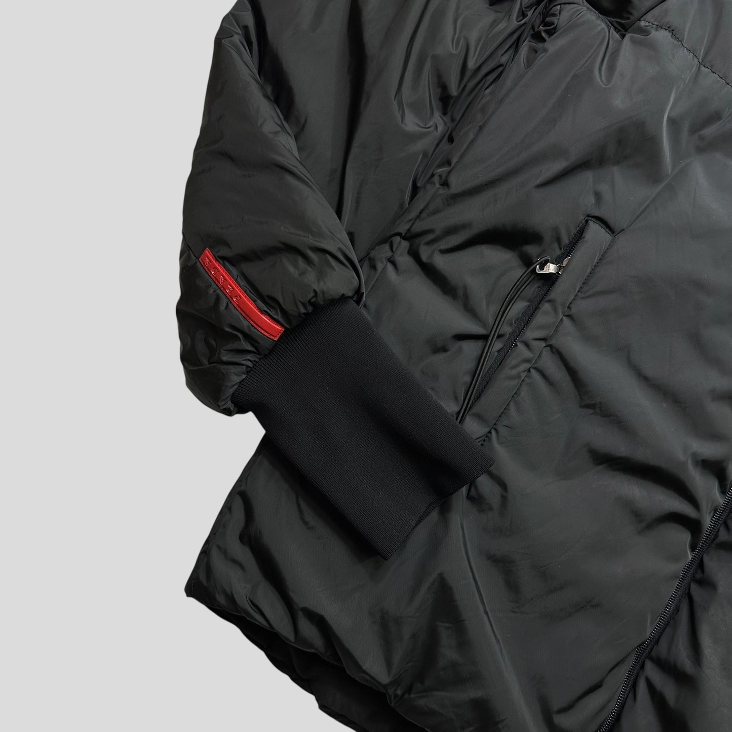 Prada Sport AW00 Ninja Moto Reversible Heavy Nylon Jacket - IT50 (M/L) | Default Title, Black