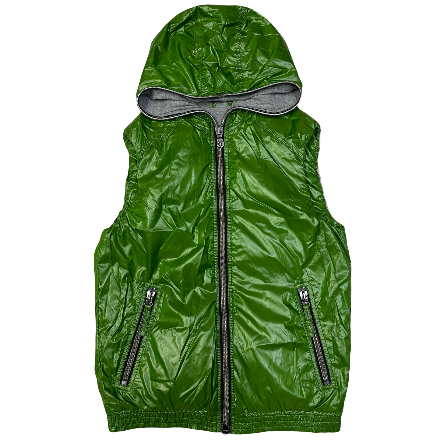 Duvetica Hooded Gilet In Green ( S )