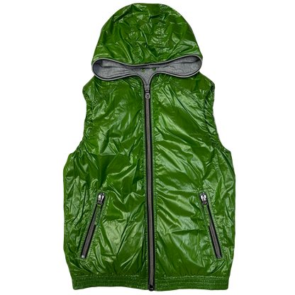 Duvetica Hooded Gilet In Green ( S )
