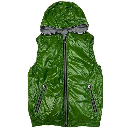 Duvetica Hooded Gilet In Green ( S )