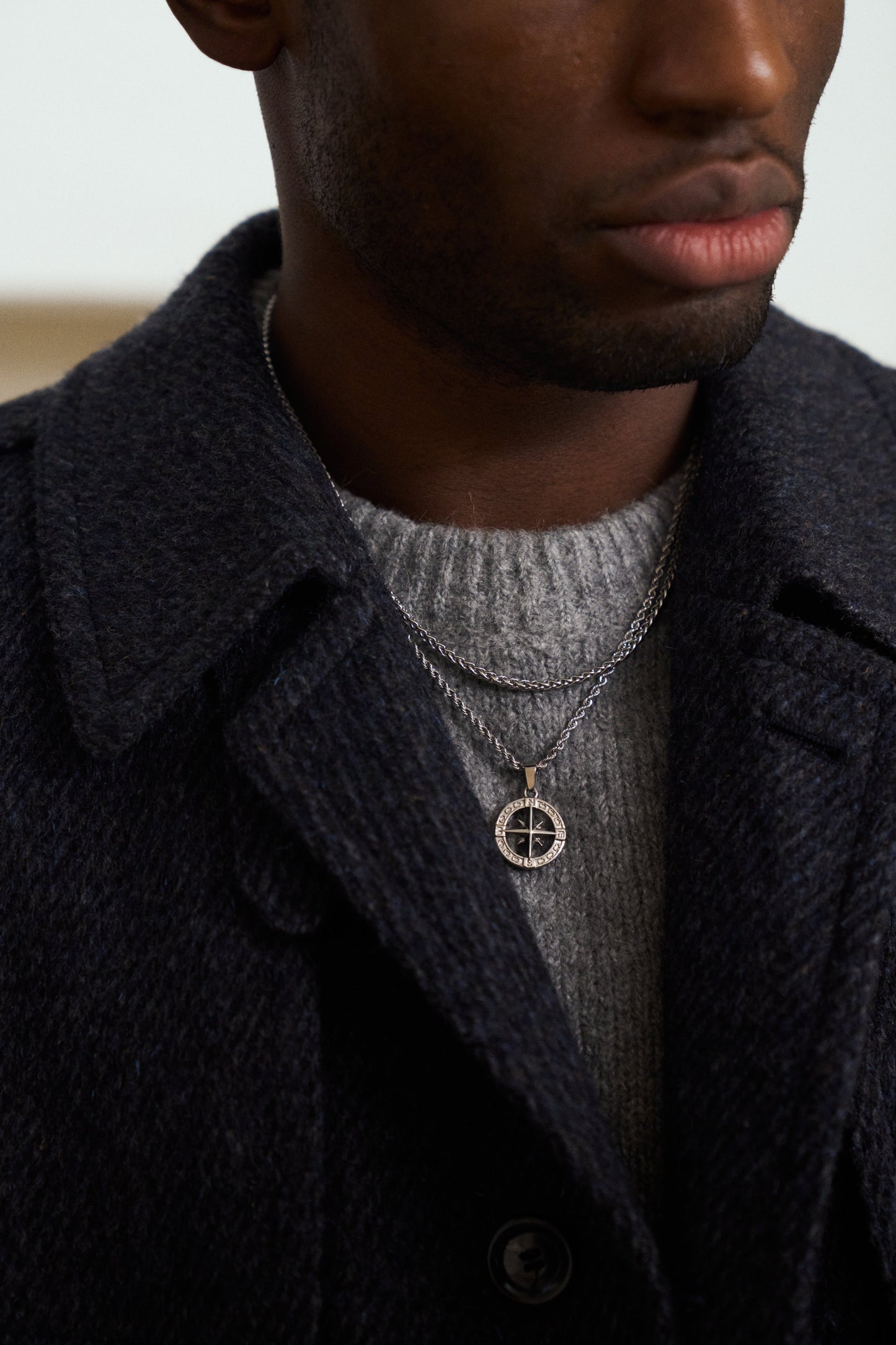 Vintage 1990s Pure Brushed Wool High Neck Belted Coat - XL