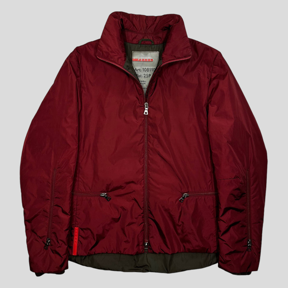 Prada Sport AW00 Technical Nylon Padded Backpack Jacket - IT44 (S) | O/S, Multicoloured