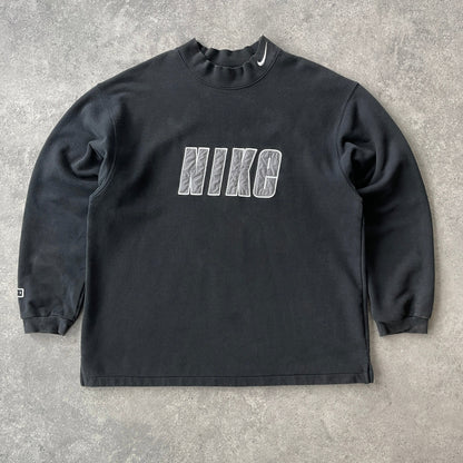 Nike Air RARE 1990s heavyweight embroidered sweatshirt (XL)