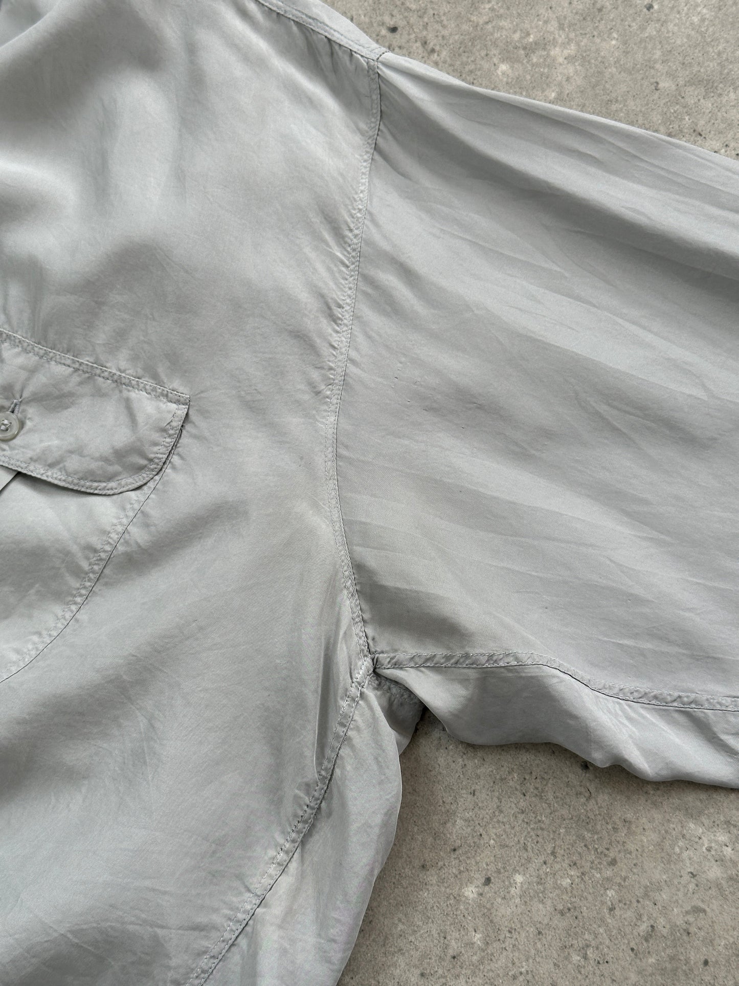 Vintage 1990s Relaxed Pure Silk Shirt - XL