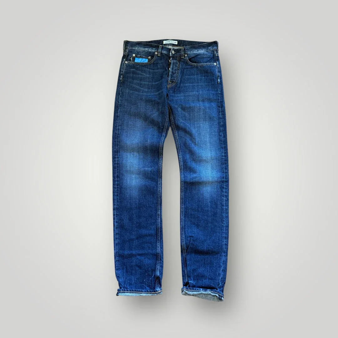 Stone Island AW/11 Reflective Patch Logo Jeans 32x32