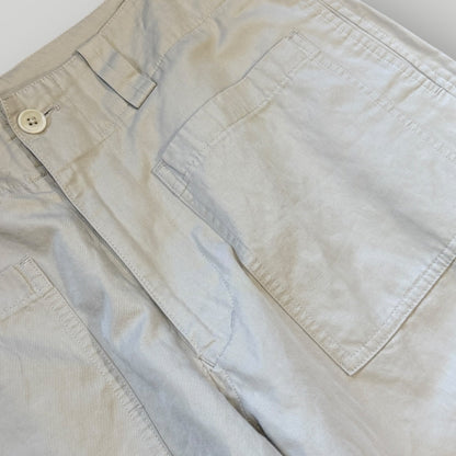 Y's Living by Yohji Yamamoto Reverse Pocket Cotton Wide Pants 36x32"