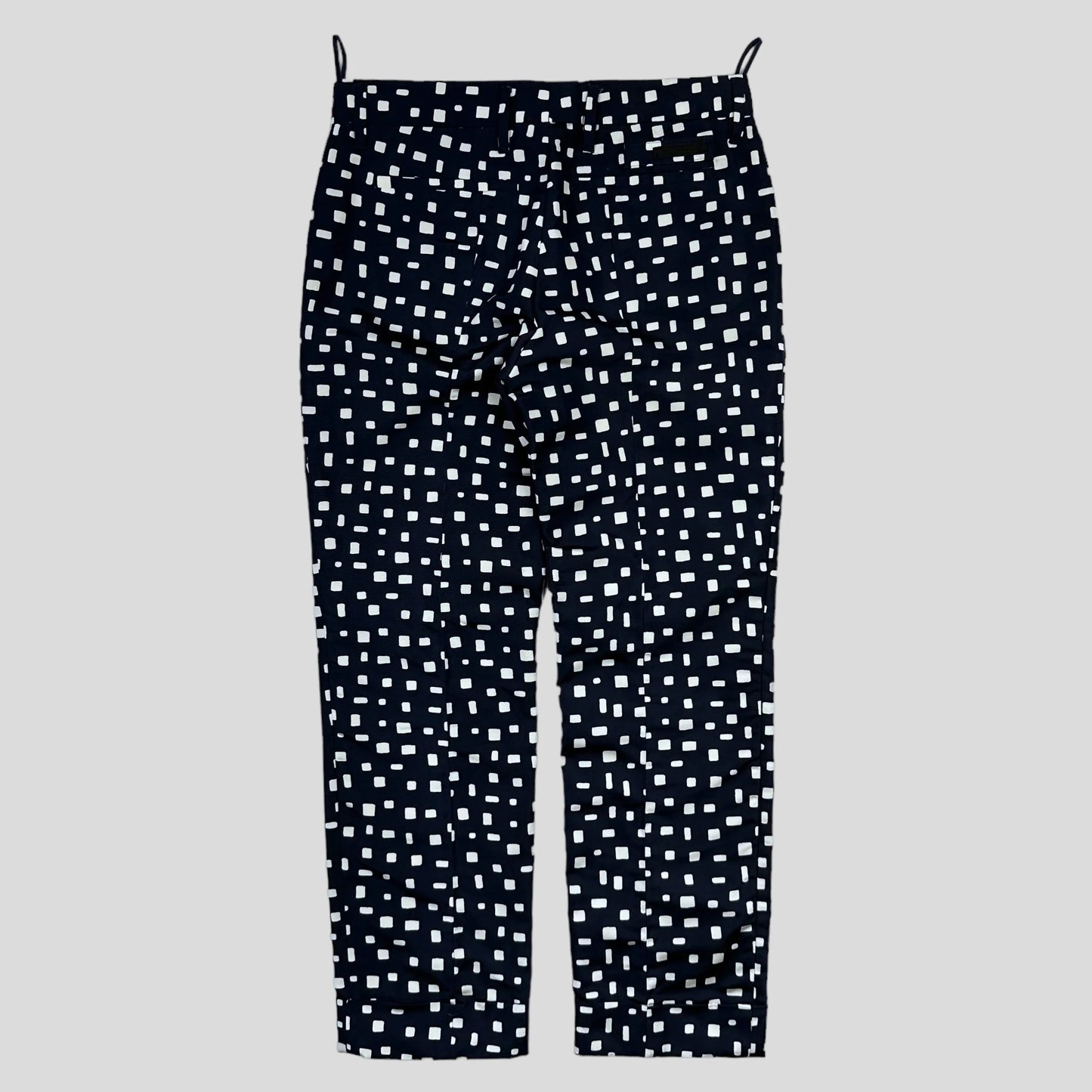 Prada Milano 2013 Silk Geometric Trousers - IT38 (UK8)