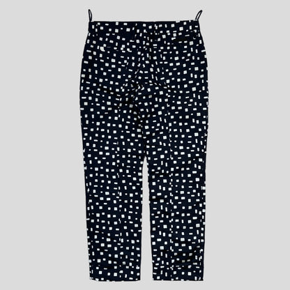 Prada Milano 2013 Silk Geometric Trousers - IT38 (UK8)