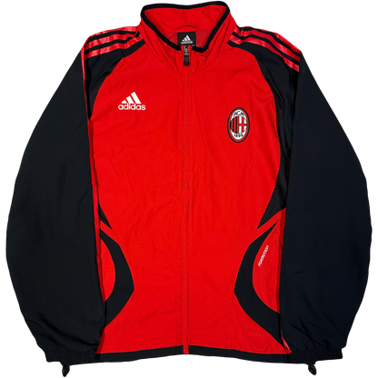 Adidas AC Milan 2006/07 Tracksuit In Red & Black ( M )