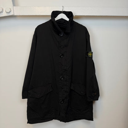 90’s Stone Island Raso Parka Jacket (XL) | XL, Black