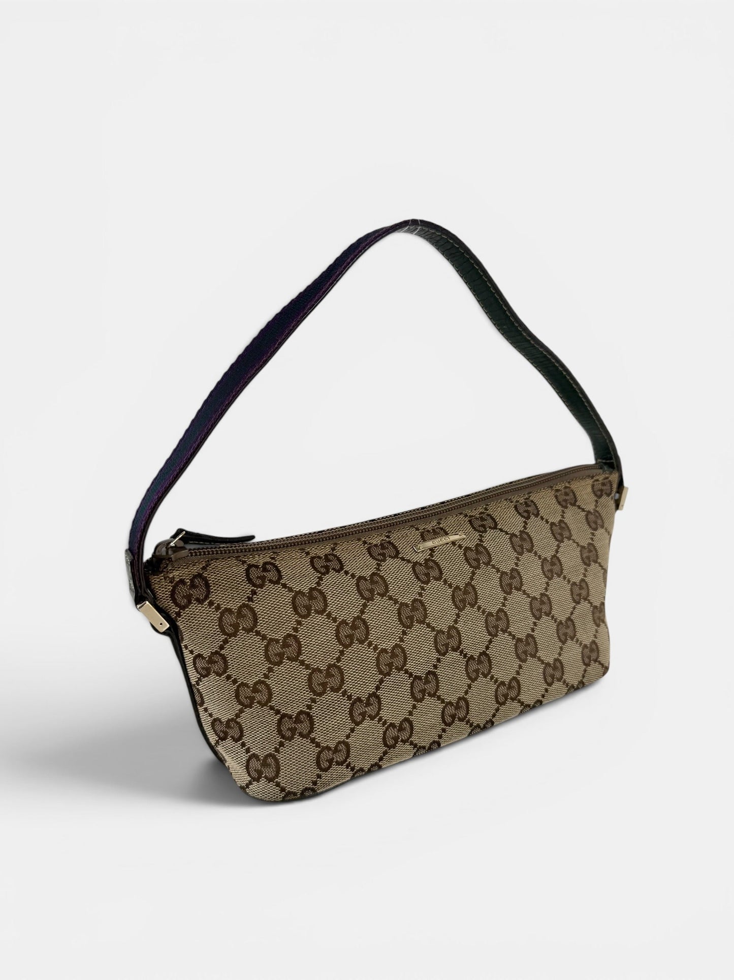 2000s Gucci GG Monogram Pochette Boat Bag | O/S, Multicoloured