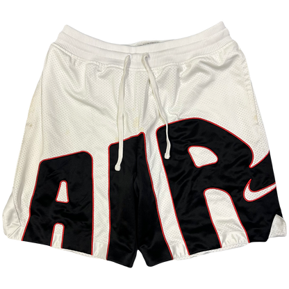 Nike Uptempo Spellout Shorts In White ( XL )