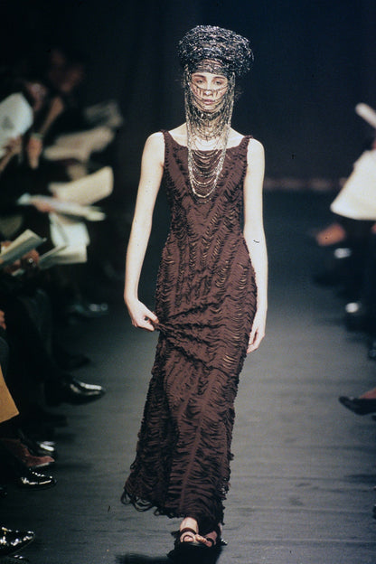 Jean Paul Gaultier S/S 1998 Couture velvet corset