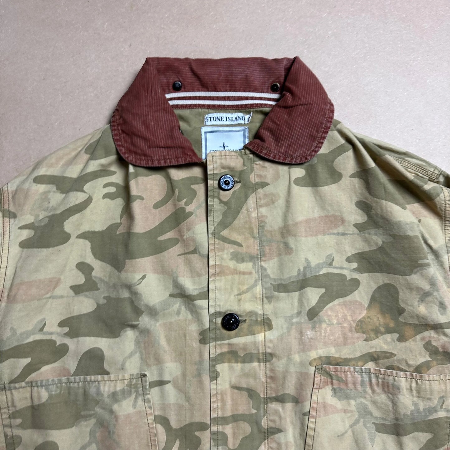 S/S 1990 Sand Ice Camouflage Carpenter Jacket