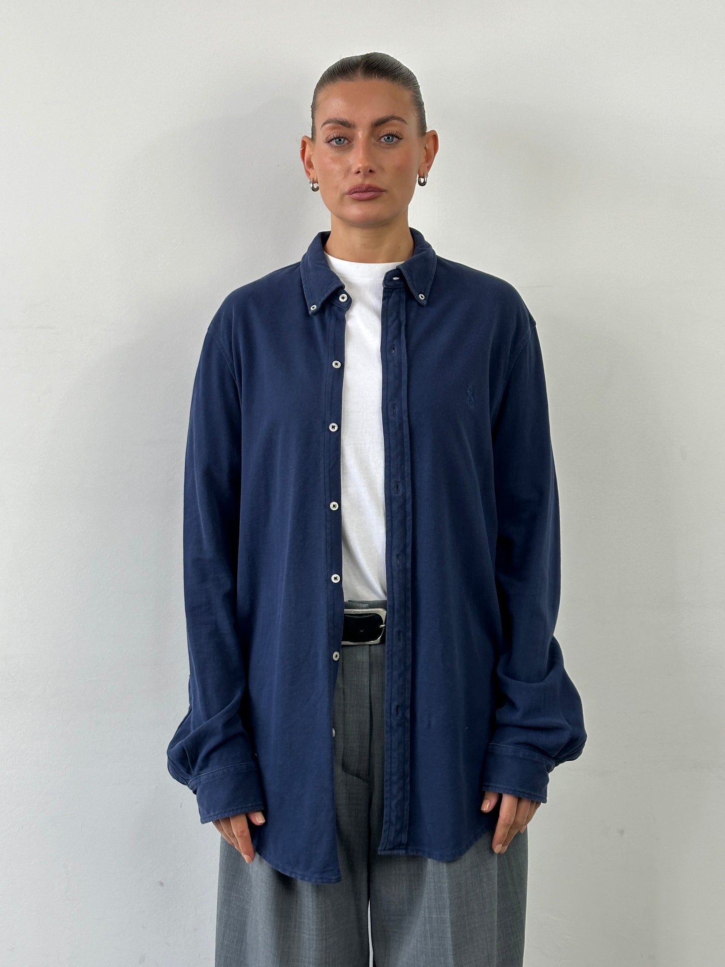 Ralph Lauren Polo Pure Cotton Logo Shirt - XL