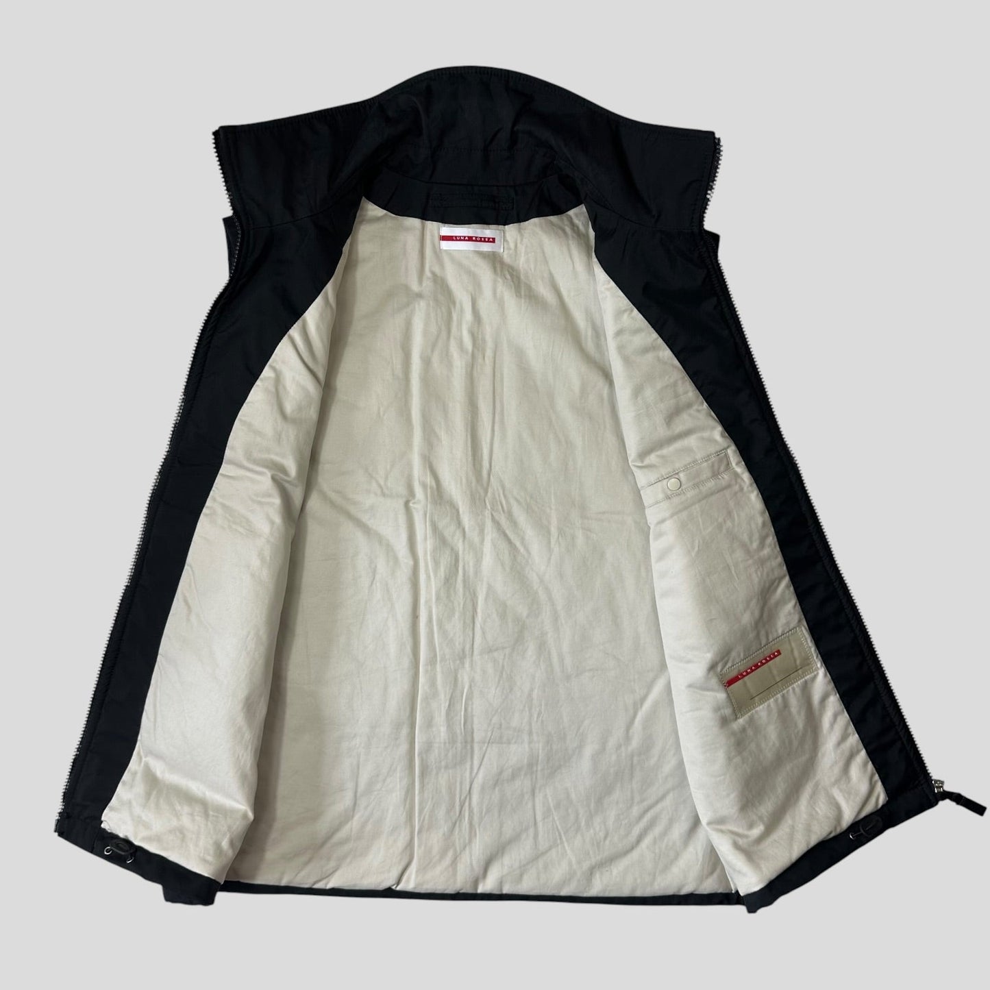 Prada Luna Rossa 00’s Goretex Padded Sailing Gilet Jacket - IT54 | Default Title, Black